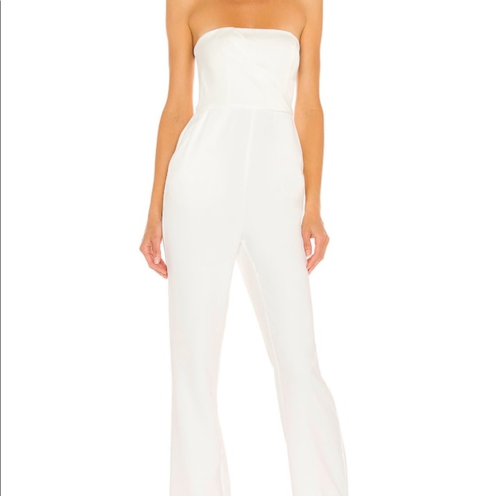Revolve Eliot jumpsuit in ivory size S